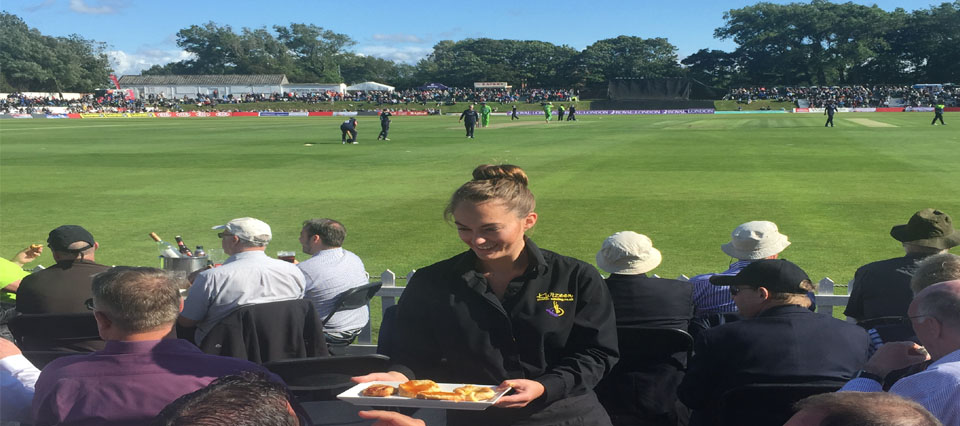 Corporate catering at Lancashire Cricket Club