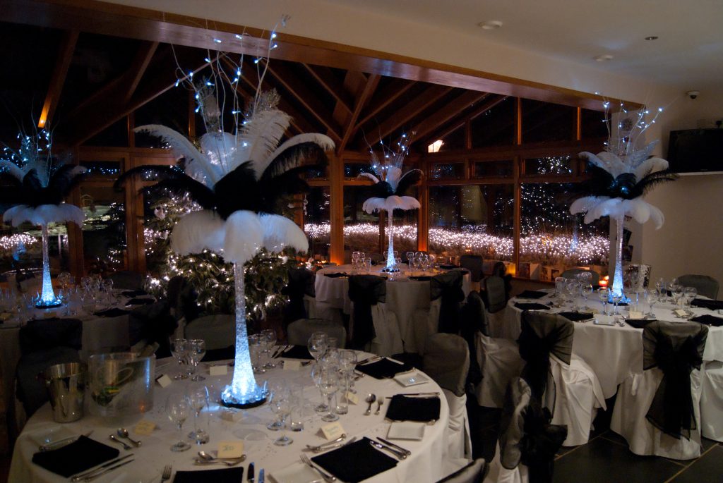 A table prepared for a Kwizeen catering event