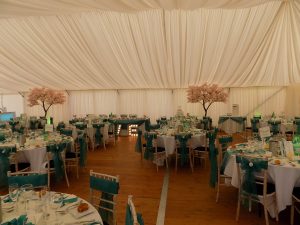 Marquee wedding catering — Kwizeen event photograph 4