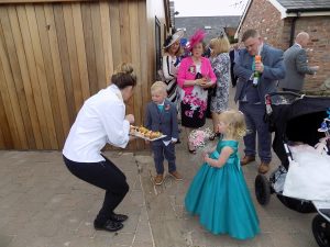 Marquee wedding catering — Kwizeen event photograph 1