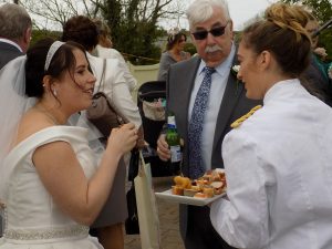 Marquee wedding catering — Kwizeen event photograph 3