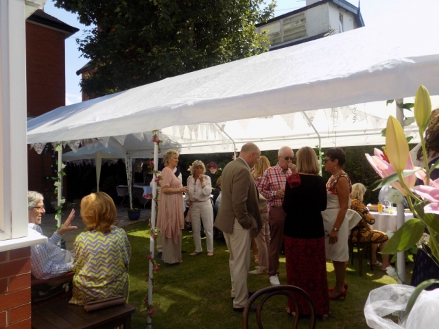 Outside catering for wedding anniversary party Lancashire